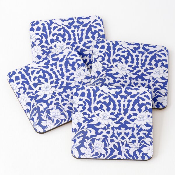 Item preview, Blue and White Chinoiserie designed and sold by YourPattern.