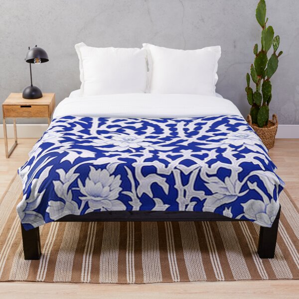 Item preview, Blue and White Chinoiserie designed and sold by YourPattern.