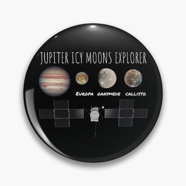 Item preview, JUICE Mission by ESA and JAXA: Show Your Support for Jupiter Icy Moons Exploration by ESA - Perfect for Astronomers, Physicists, Teachers, Space Enthusiasts, and Science Lovers designed and sold by marboywonderboy.