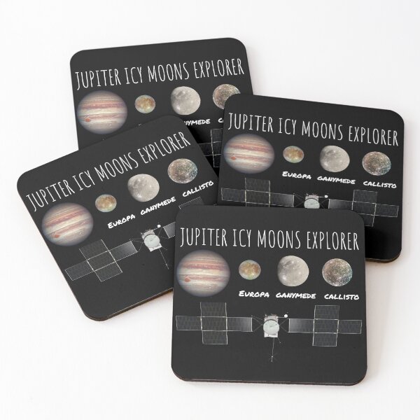 Item preview, JUICE Mission by ESA and JAXA: Show Your Support for Jupiter Icy Moons Exploration by ESA - Perfect for Astronomers, Physicists, Teachers, Space Enthusiasts, and Science Lovers designed and sold by marboywonderboy.