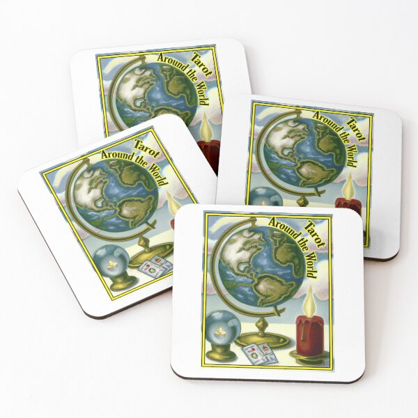 Item preview, 'Tarot Around the World' Tarot and Travel - Oil Painting Design  designed and sold by Ridiculam Toga.