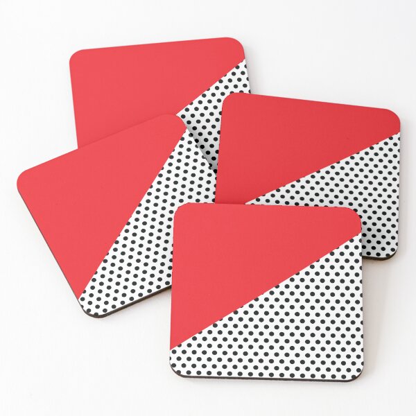 Item preview, Triangle and Polka Dots | Mixed Patterns | Red and Black designed and sold by rsty11.
