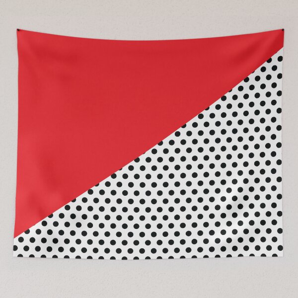Item preview, Triangle and Polka Dots | Mixed Patterns | Red and Black designed and sold by rsty11.