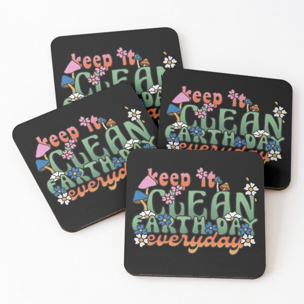 Item preview, Keep It Clean Earth Day Everyday Environmental Earth Day Climate Activists Retro Vintage Boho Style Design designed and sold by Viral-Style.