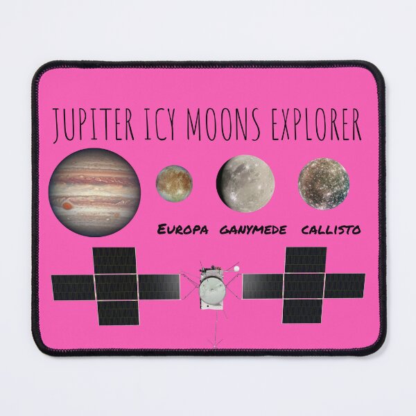 Item preview, JUICE Mission by ESA: Show Your Support for Jupiter Icy Moons Exploration by ESA - Perfect for Astronomers, Physicists, Teachers, Space Enthusiasts, and Science Lovers designed and sold by marboywonderboy.