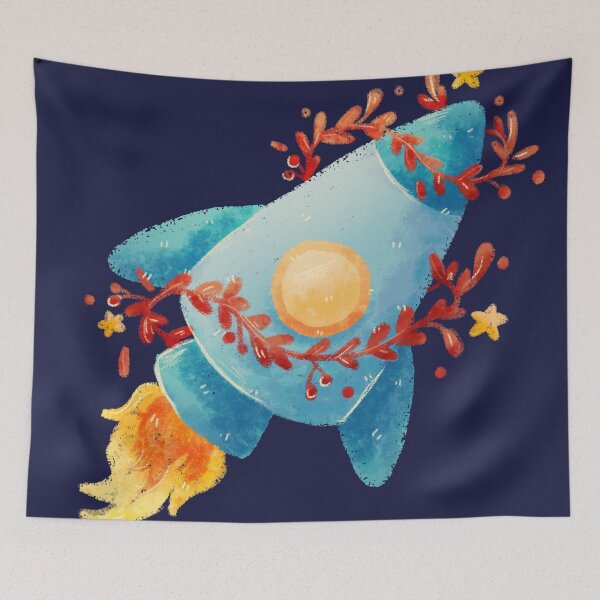 Item preview, Flower Rocketship  designed and sold by Lanu-draws.