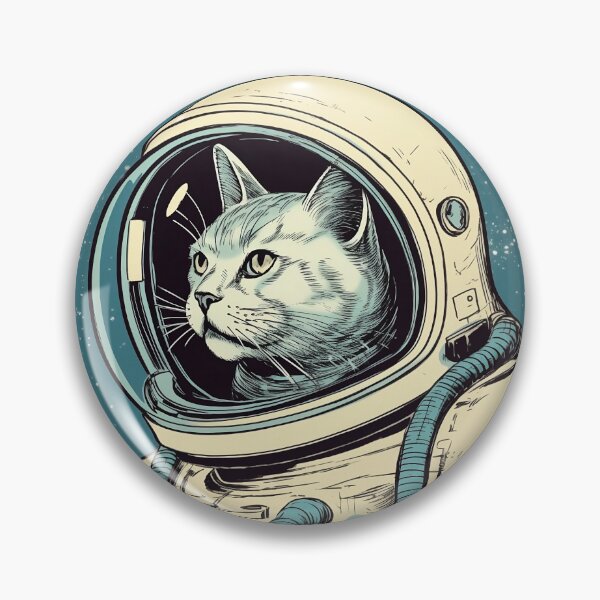 Item preview, Cat in space wearing a spacesuit designed and sold by IJStanding.