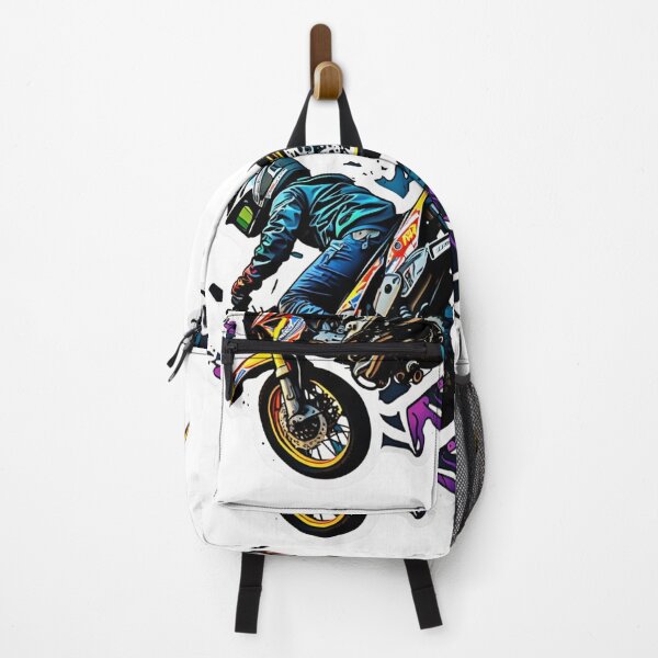 Artikelvorschau, Motorrad-Supermoto-Stunts entworfen und verkauft von YammsDesign.
