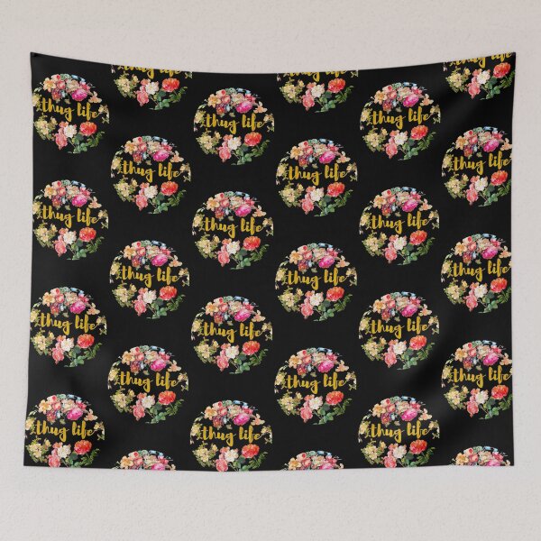 Item preview, Thug Life - Floral Swag designed and sold by thedangernoodle.