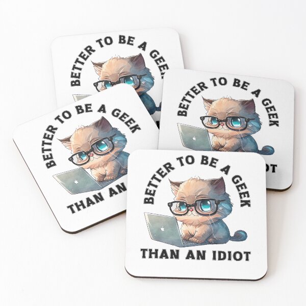 Item preview, Better To Be A Geek Than An Idiot designed and sold by TheAnimalZ00.