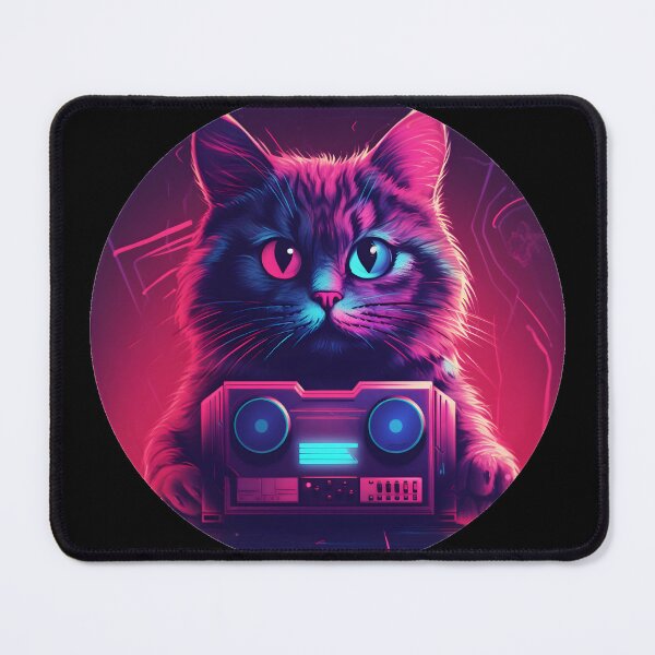 Item preview, cyber cat designed and sold by Jackflash2023.