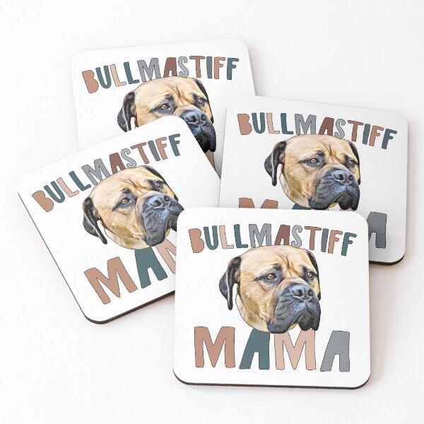 Artikelvorschau, Bullmastiff Mama - süße Retro-Hundemama entworfen und verkauft von printify.