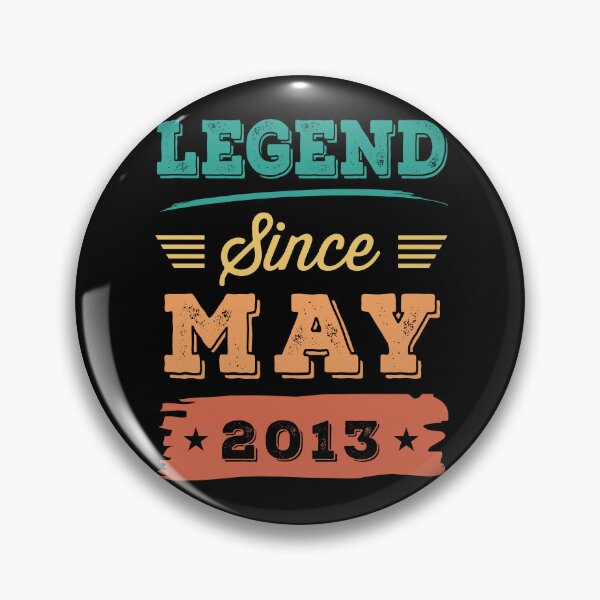 Item preview, Legend Since May 2013 birthday T-shirt designed and sold by Gerald Waters.