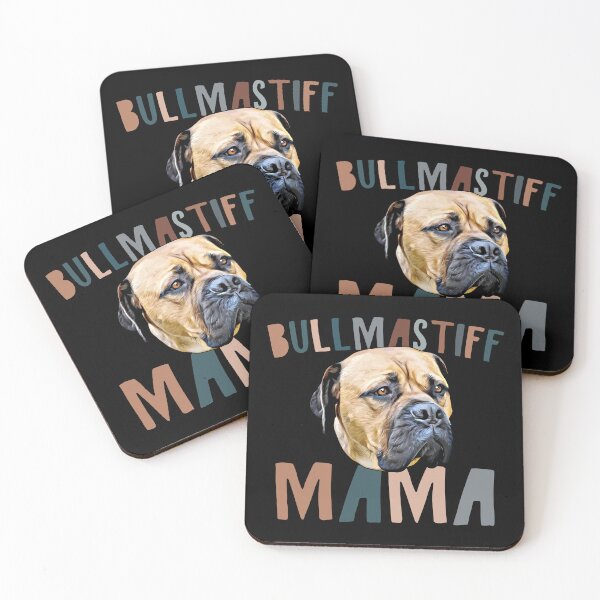 Artikelvorschau, Bullmastiff Mama - süße Retro-Hundemama entworfen und verkauft von printify.