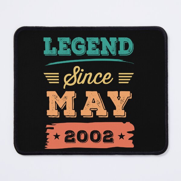 Item preview, Legend Since May 2002 birthday T-shirt designed and sold by Gerald Waters.