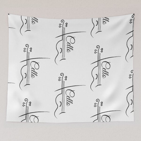 Item preview, Cello minimalist designed and sold by piesdesignart.