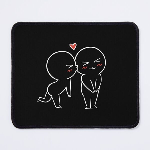 Item preview, Copy of Couple kiss, a little shy love designed and sold by lapsuss.