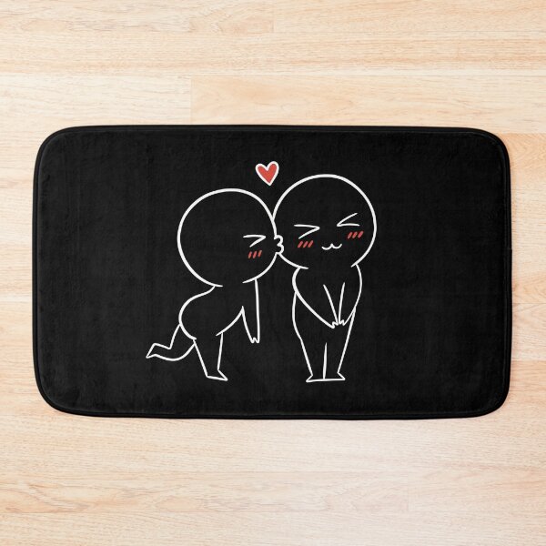 Item preview, Copy of Couple kiss, a little shy love designed and sold by lapsuss.
