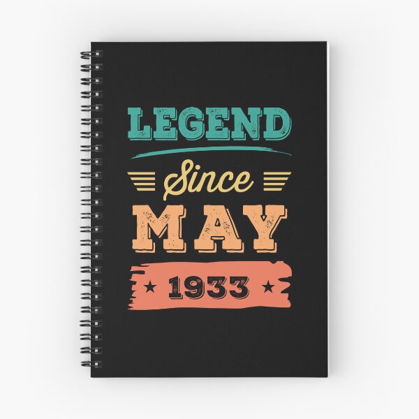 Item preview, Legend Since May 1933 birthday T-shirt designed and sold by Gerald Waters.