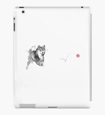 Shiba and red ball iPad Case/Skin