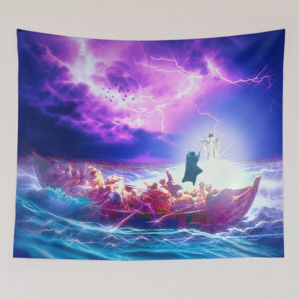 Item preview, Jesus Walking on the Water designed and sold by Sanctum Icons.