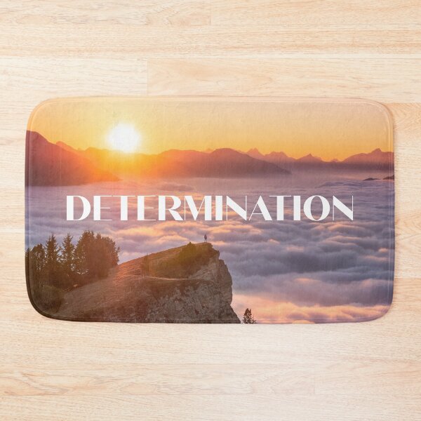 Item preview, "Determination" - Motivating words and epic landscape designed and sold by paediil.