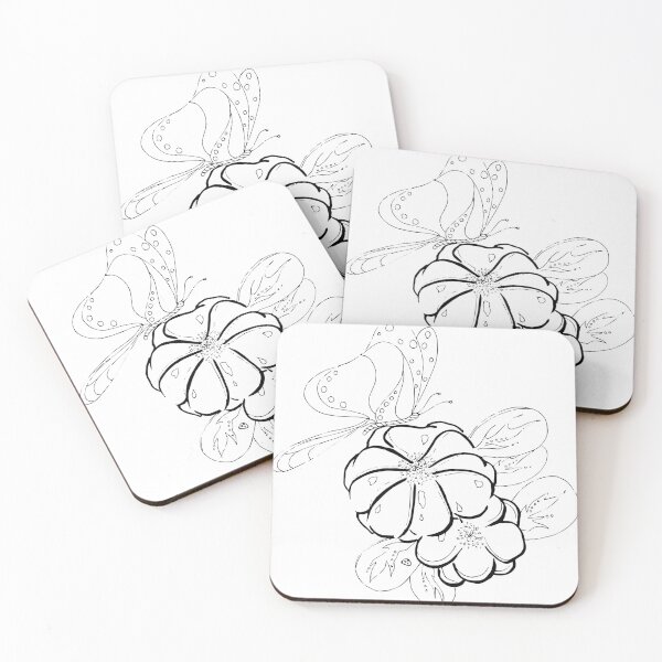 Item preview, Butterfly & Flowers designed and sold by Ammi77.