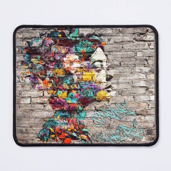 Item preview, Spring is Here - Graffiti Floral Portrait of Spring designed and sold by MindAsylum.