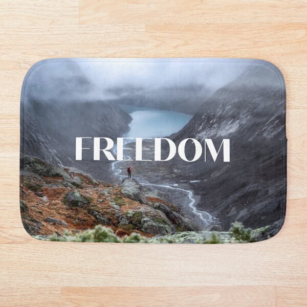 Item preview, "Freedom" - Inspiring word and moody landscape designed and sold by paediil.