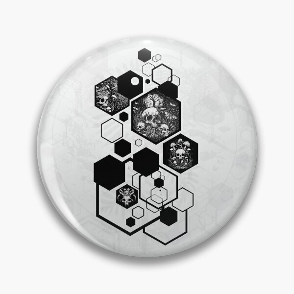 Item preview, Skulls, mushrooms, ferns, psychedelic creatures and hexagons designed and sold by Nastya Shoo.