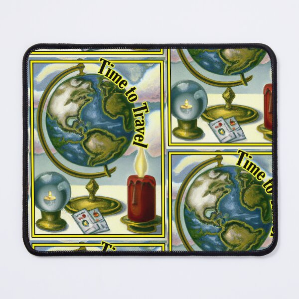 Item preview, 'Time to Travel' Tarot and Travel - Oil Painting Design  designed and sold by Ridiculam Toga.