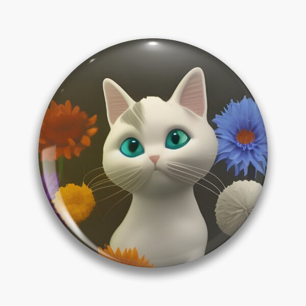 Item preview, Cat Flower 06 designed and sold by Camila Hamdan.