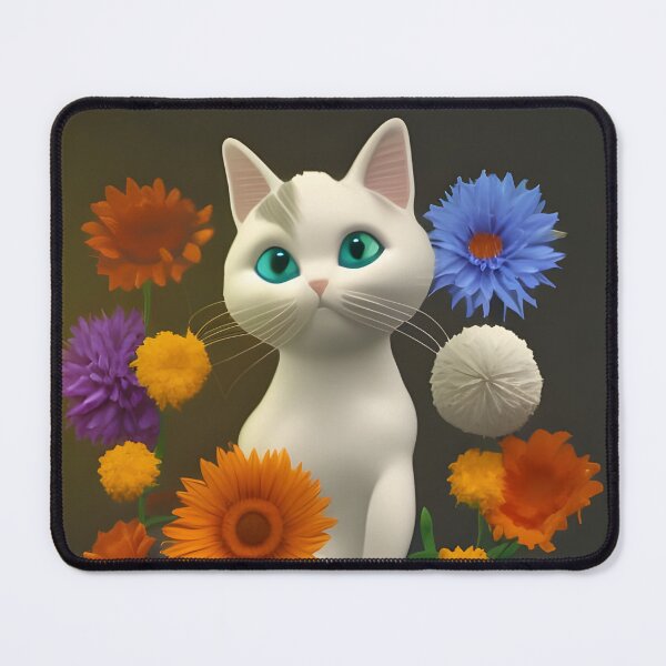 Item preview, Cat Flower 06 designed and sold by Camila Hamdan.