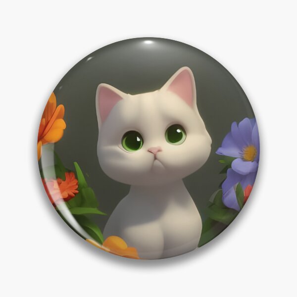 Item preview, Cat Flower 07 designed and sold by Camila Hamdan.