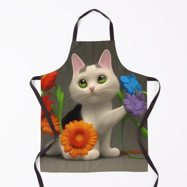 Item preview, Cat Flower 08 designed and sold by Camila Hamdan.