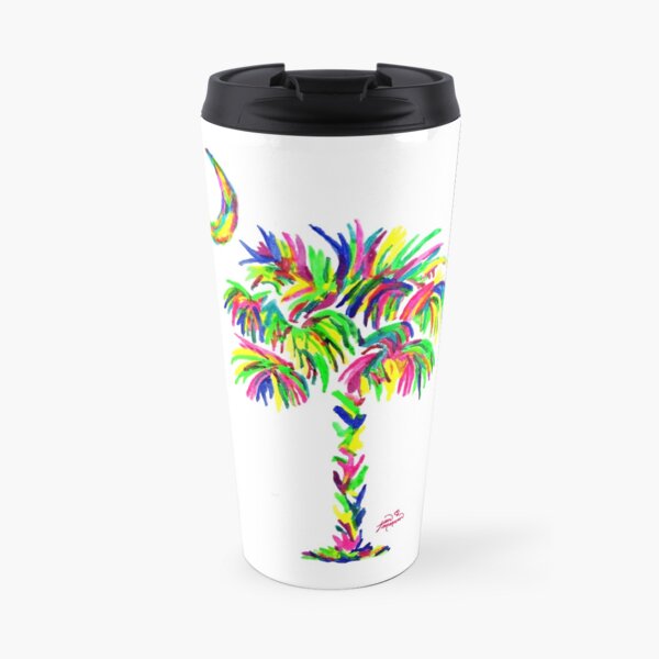 South Carolina is Simply Amazing Palm Tree Travel Mug