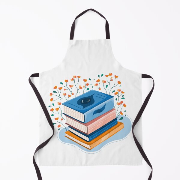 Item preview, Sticker with a Stack of books to read in a flat design style with plants designed and sold by creativecornr.