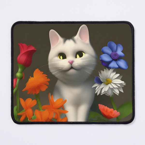 Item preview, Cat Flower 09 designed and sold by Camila Hamdan.