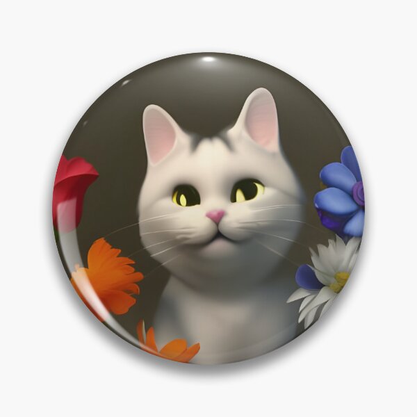 Item preview, Cat Flower 09 designed and sold by Camila Hamdan.
