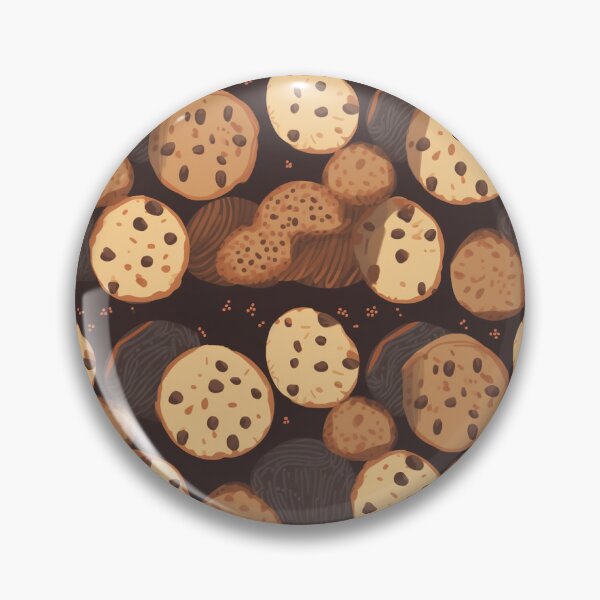 Item preview, Chocolate chip cookies - chocolate biscuit pattern as comic design designed and sold by 40667ers.