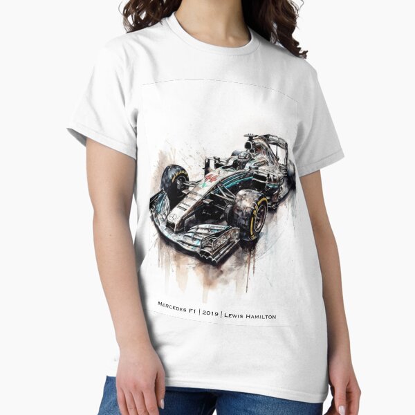 Item preview, Lewis Hamilton 2019 F1 Car Art  | Mercedes W10 | Art | Gift designed and sold by PicTechNowArt.
