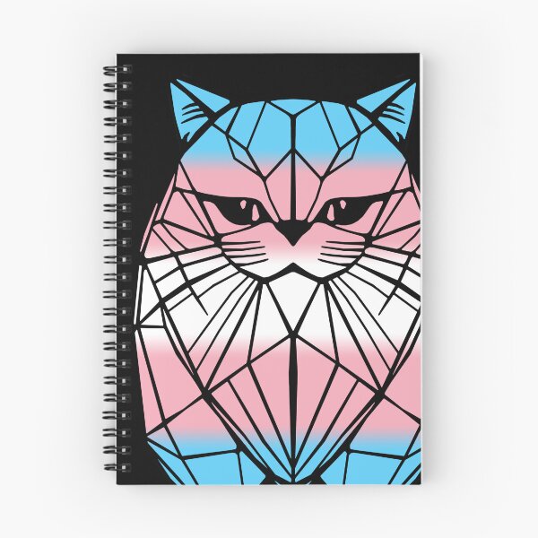 Item preview, Chonky Cat geometric trans rainbow designed and sold by vsaari.
