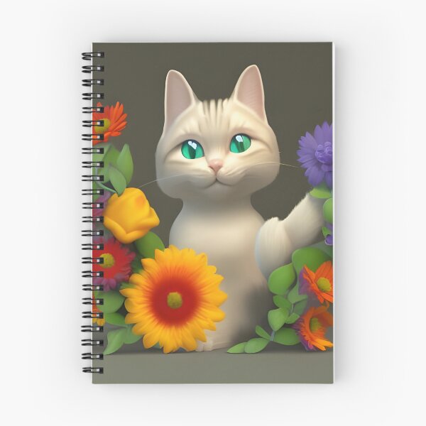 Item preview, Cat Flower 10 designed and sold by Camila Hamdan.