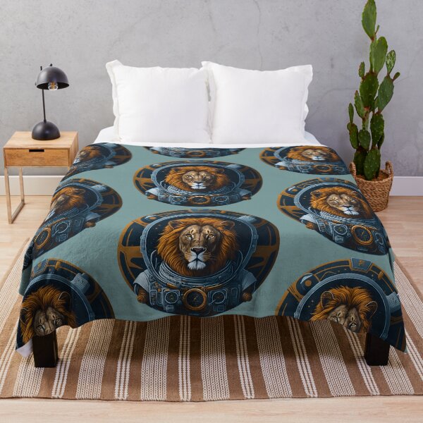 Item preview, An astronaut lion circular design designed and sold by portokalis.