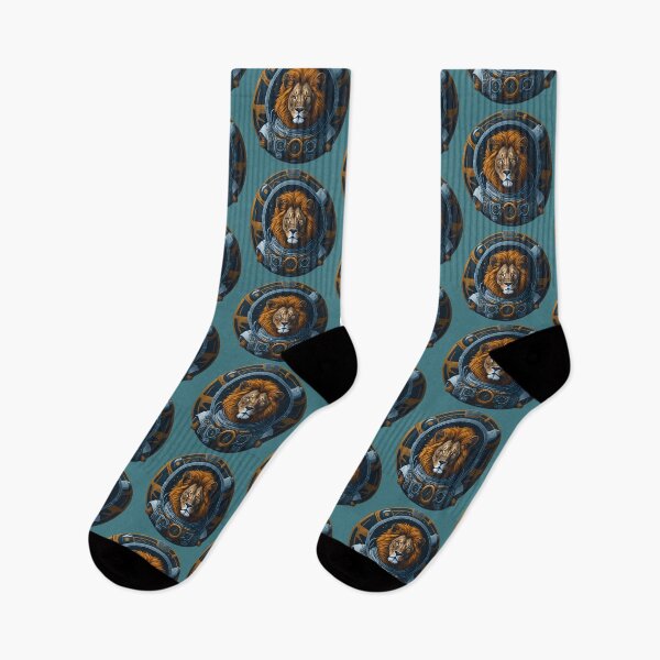 Item preview, An astronaut lion circular design designed and sold by portokalis.