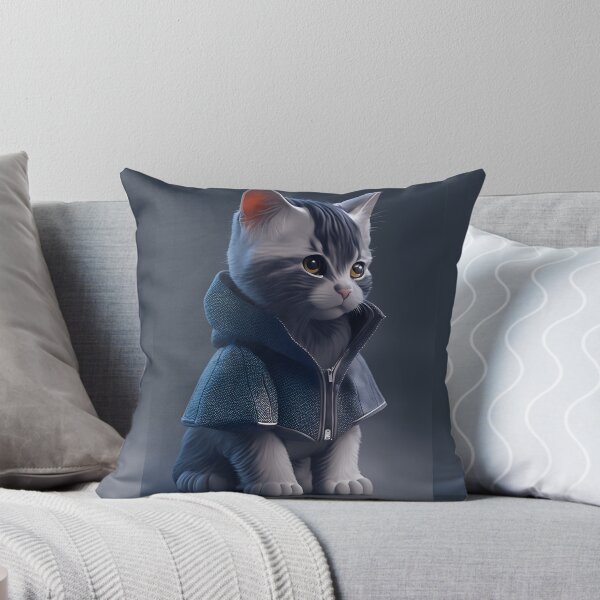 Item preview, Cute kitty with jacket II designed and sold by theCutestthings.