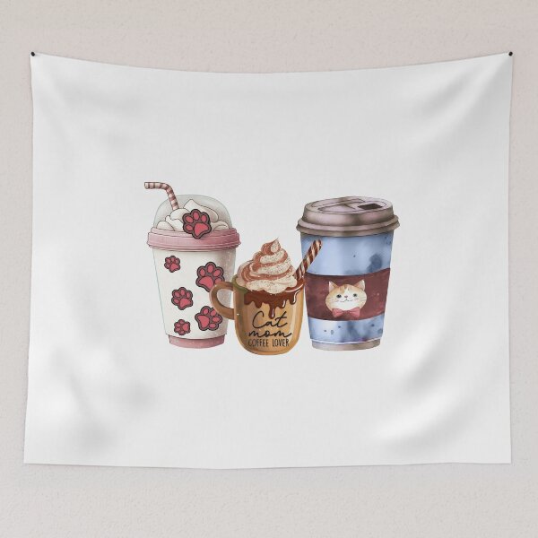 Item preview, Cat mom loves coffee designed and sold by 0allthing.