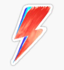 David Bowie Lightning Sticker