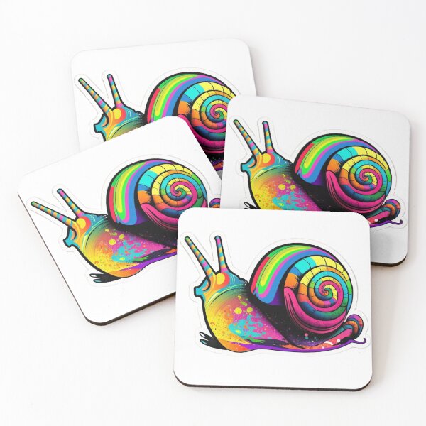 Item preview, Rainbow African Land Snail designed and sold by Joanna @ColorfulMoonlight.