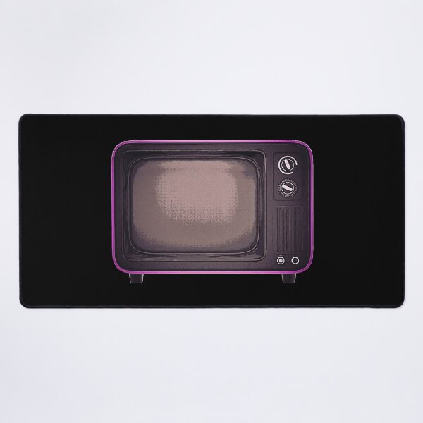 Item preview, No Signal TV - Retro Television - turn off the TV - fuchsia designed and sold by PeterADesign.